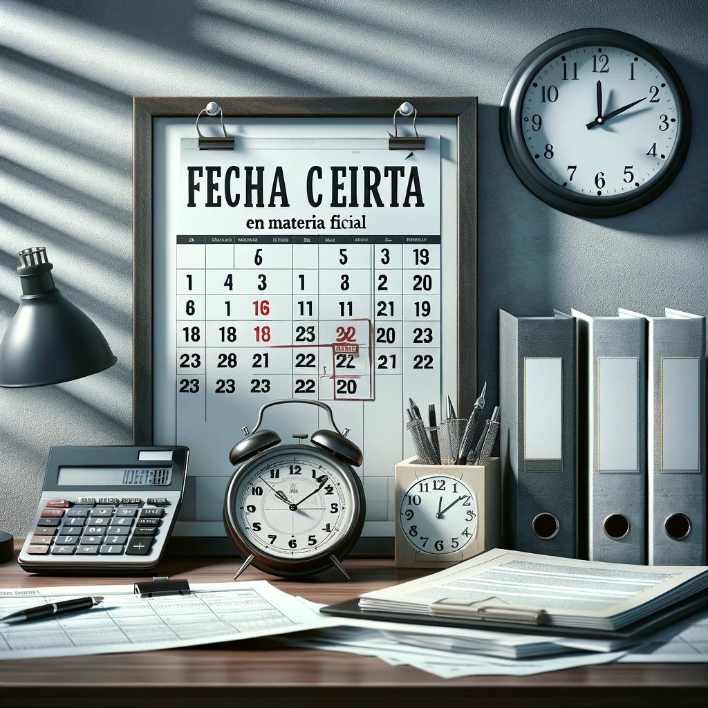Fecha cierta en materia fiscal